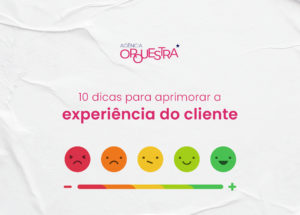 ilustração emojis que medem a experiencia do cliente