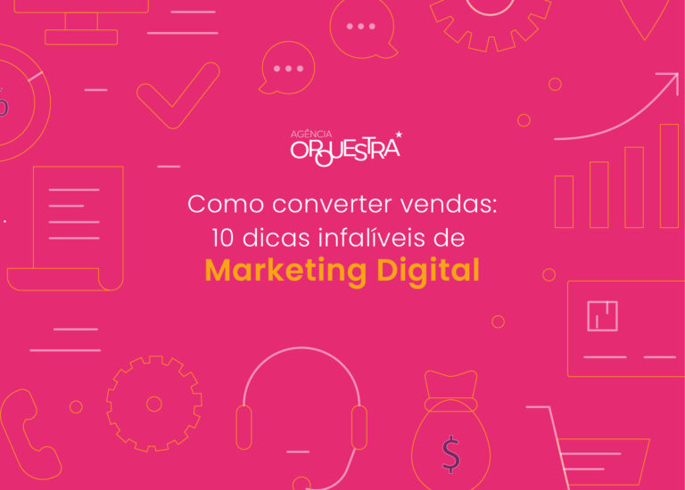 fundo rosa com os dizeres como converter vendas e 10 dicas de marketing digital